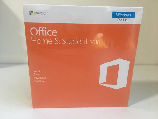 小売りのパッキングのマイクロソフト・オフィス2016の家および学生DVD/カード
